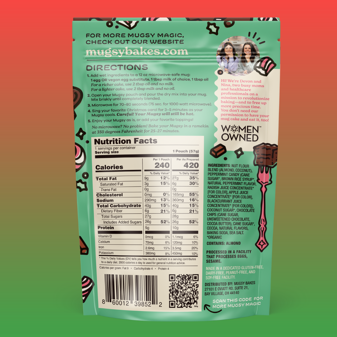 Chocolate Peppermint Mug Cake Mix Multipack